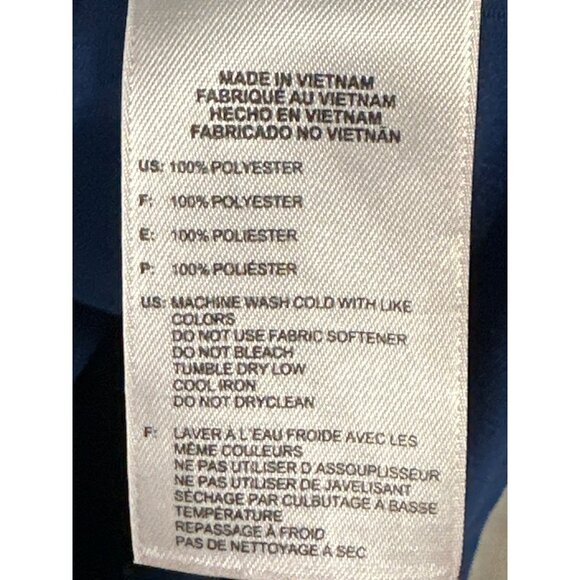 Adidas Golf ClimaCool The Fort Polo Shirt 2XL Blue & White Polyester Mens Polo - Picture 3 of 7